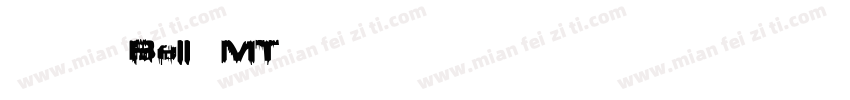 英文字体Bell MT字体转换